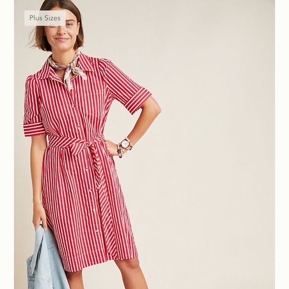 Anthropologie Dresses & Skirts - Kiana Striped Shirt Dress